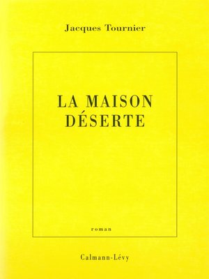 cover image of La Maison déserte